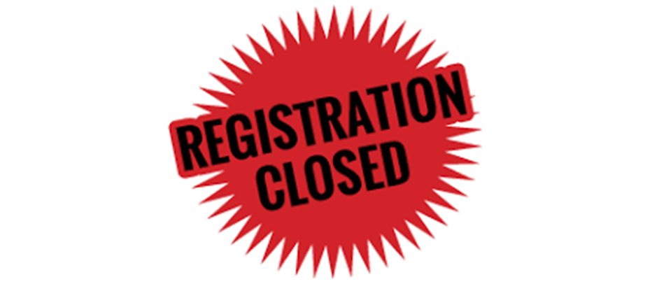 Registration is Closed